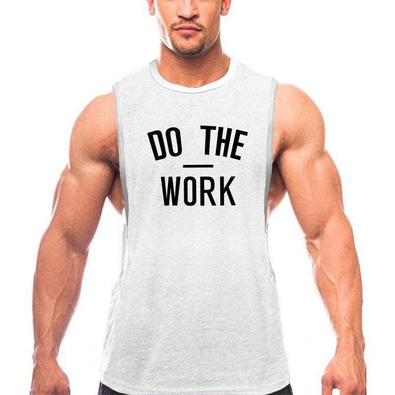 Breathable Casual Polyester Men's Gym Vest